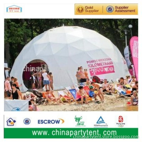 white outdoor waterproof tent, Aluminium tent